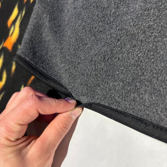 Vintage Portland Trailblazers Sweater XL Grey Fleece Quarter Zip NFL Reebok - Picture 7 of 8